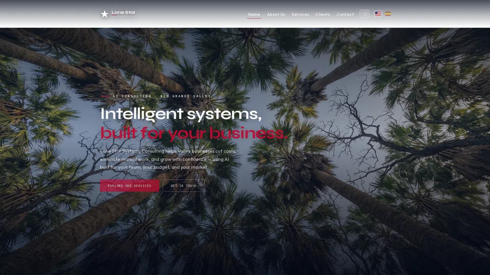 Homepage snapshot at launch