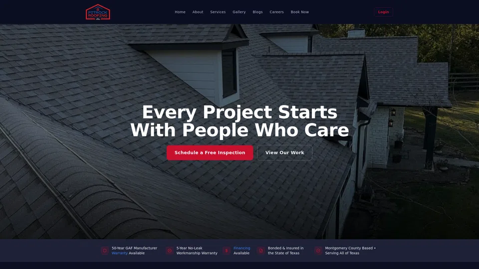 Homepage snapshot at launch