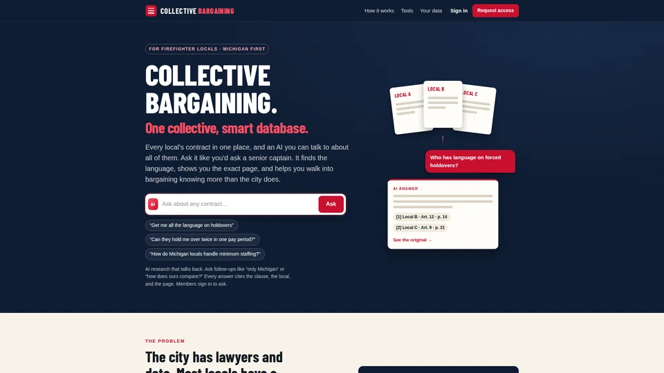 Homepage snapshot at launch