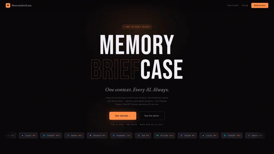 Homepage snapshot at launch