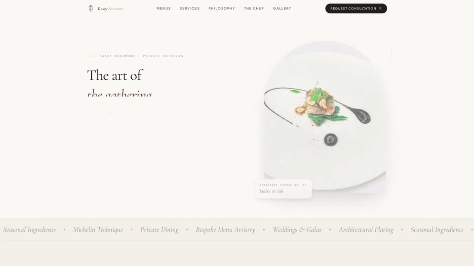 Homepage snapshot at launch