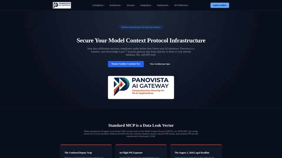Homepage snapshot at launch