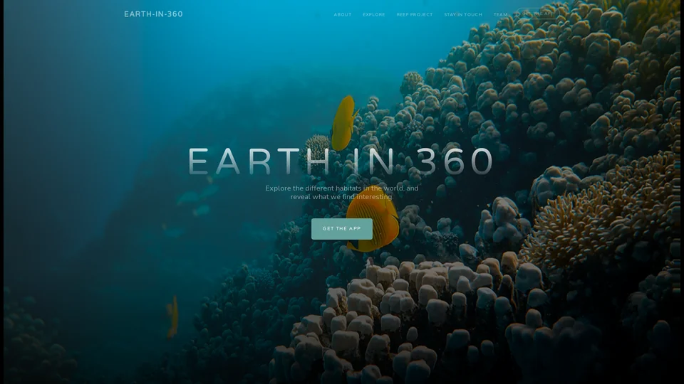 Homepage snapshot at launch