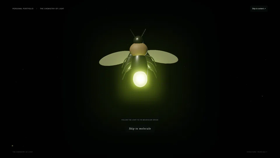 Homepage snapshot at launch