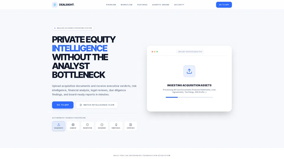 Homepage snapshot at launch