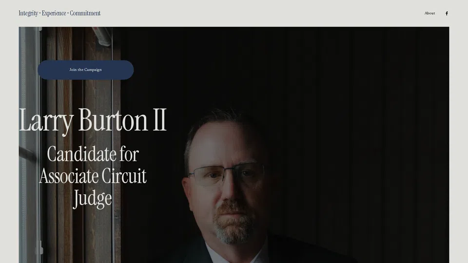 Homepage snapshot at launch