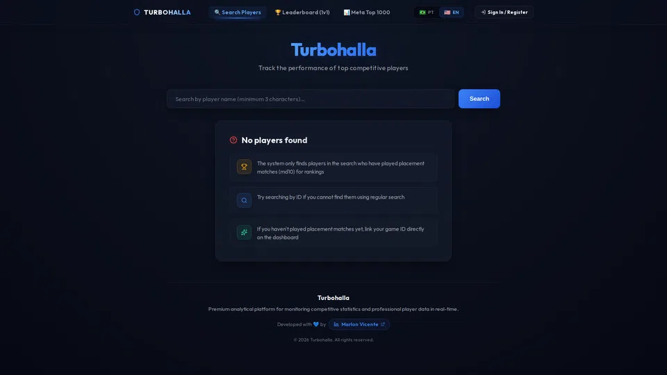 Homepage snapshot at launch