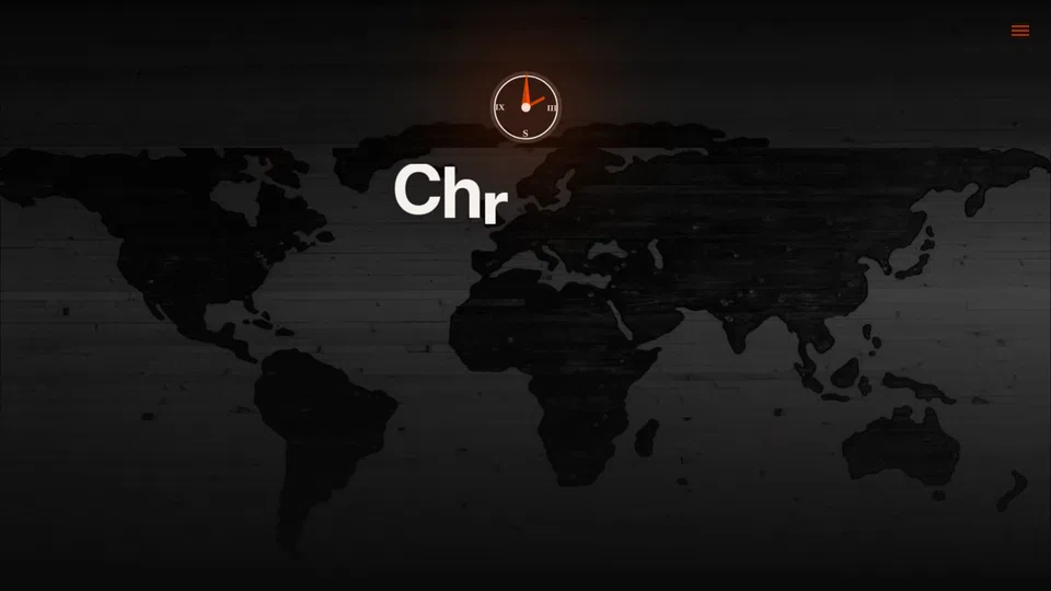 Homepage snapshot at launch