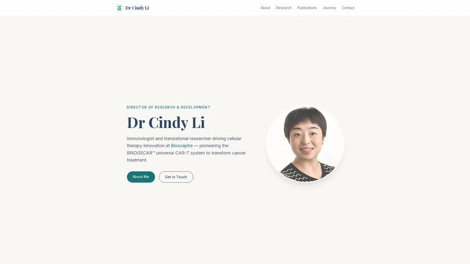Homepage snapshot at launch