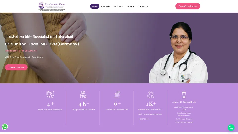 Homepage snapshot at launch