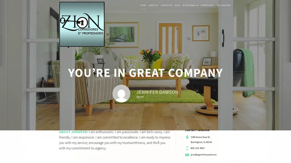 Homepage snapshot at launch