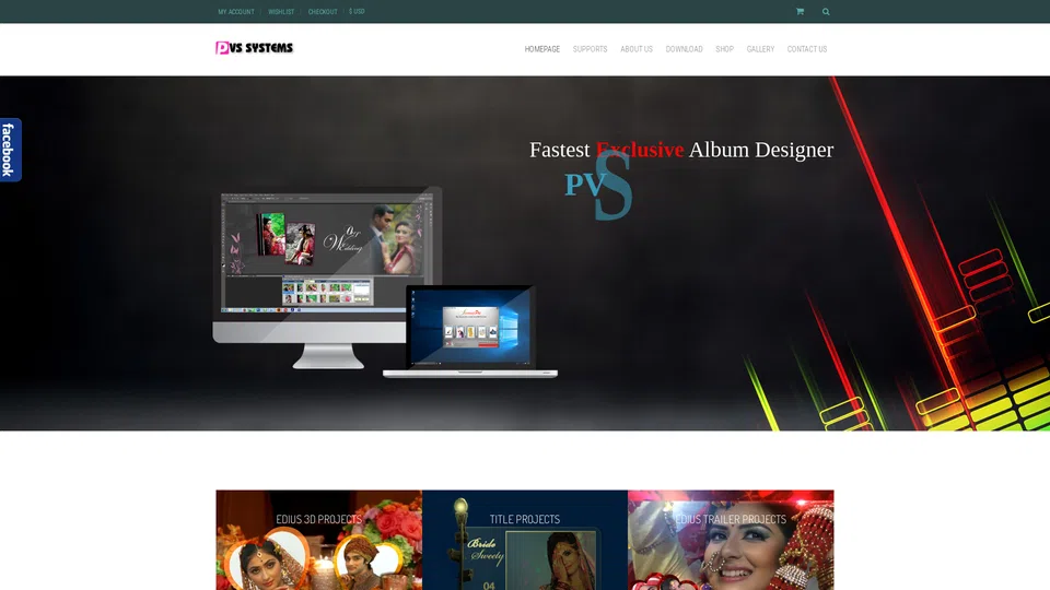 Homepage snapshot at launch