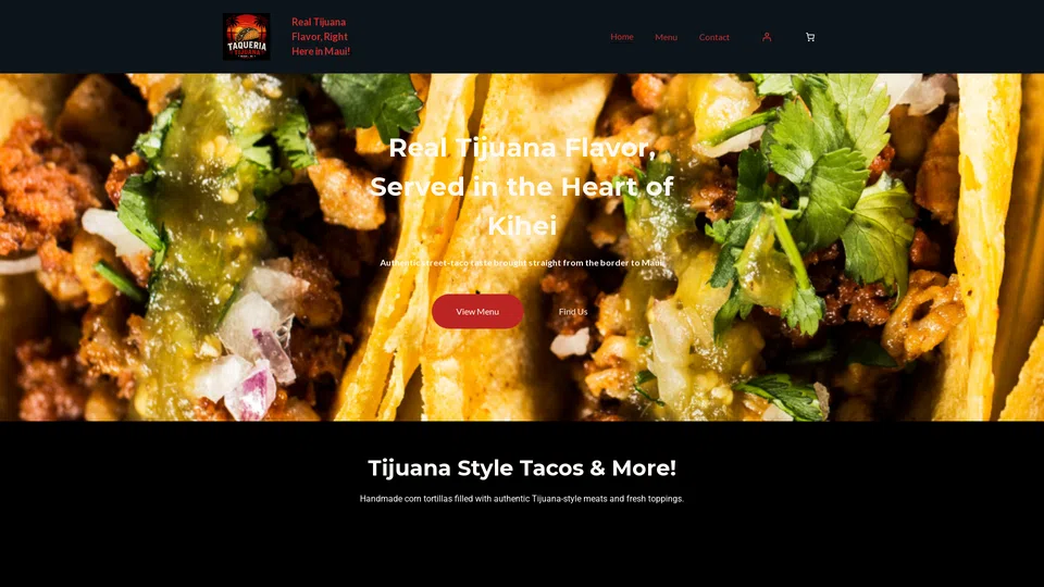 Homepage snapshot at launch
