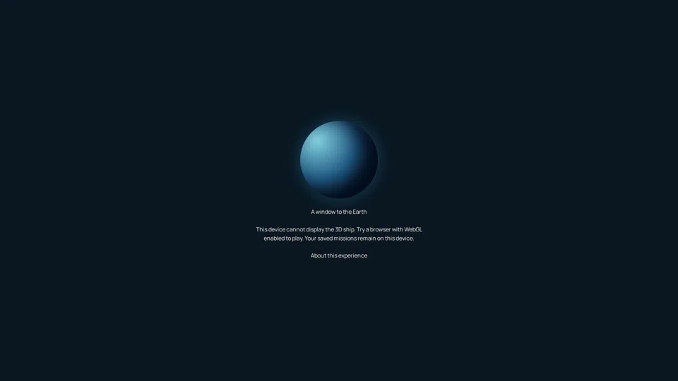 Homepage snapshot at launch