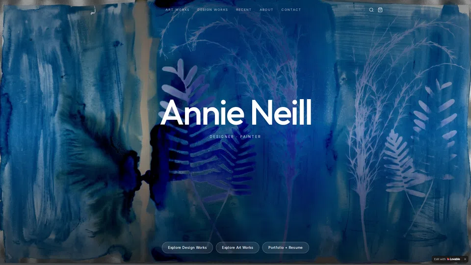 Homepage snapshot at launch