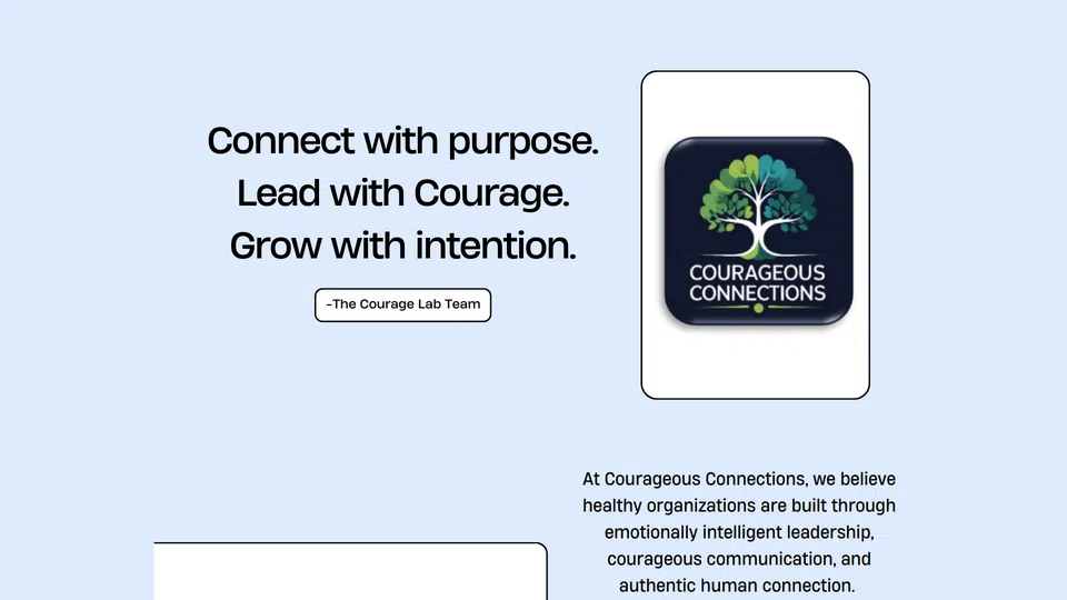 Homepage snapshot at launch