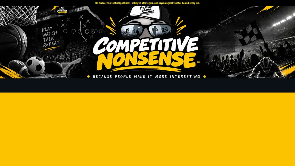 Homepage snapshot at launch