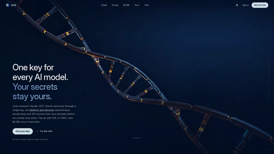 Homepage snapshot at launch