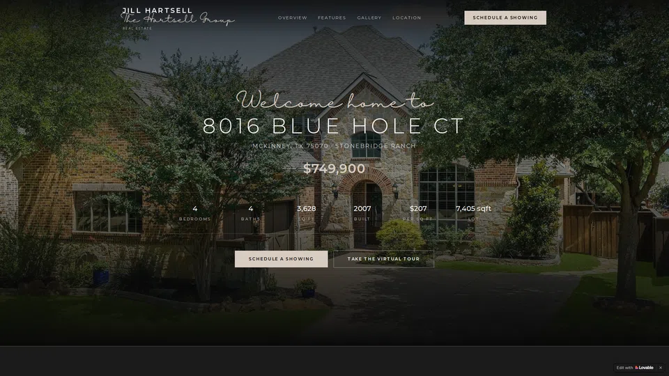 Homepage snapshot at launch