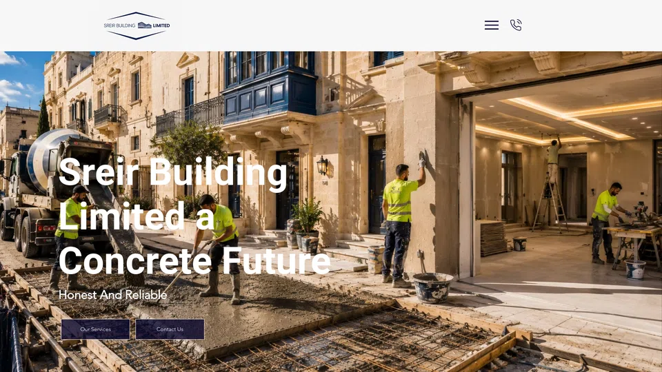 Homepage snapshot at launch