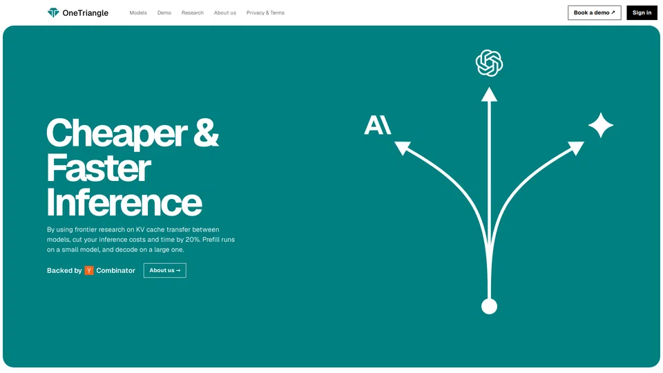 Homepage snapshot at launch