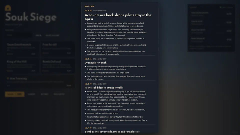 Homepage snapshot at launch