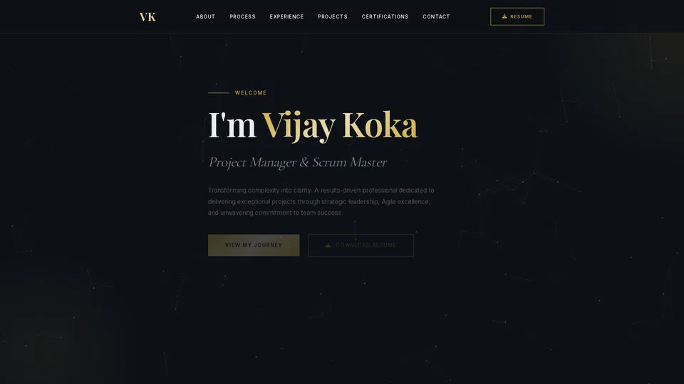 Homepage snapshot at launch