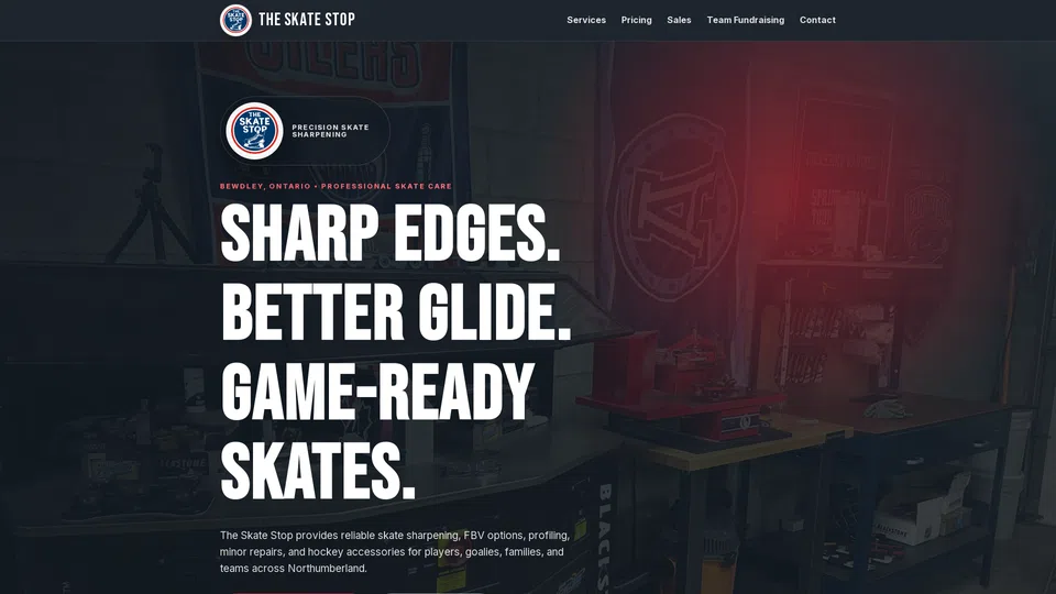 Homepage snapshot at launch