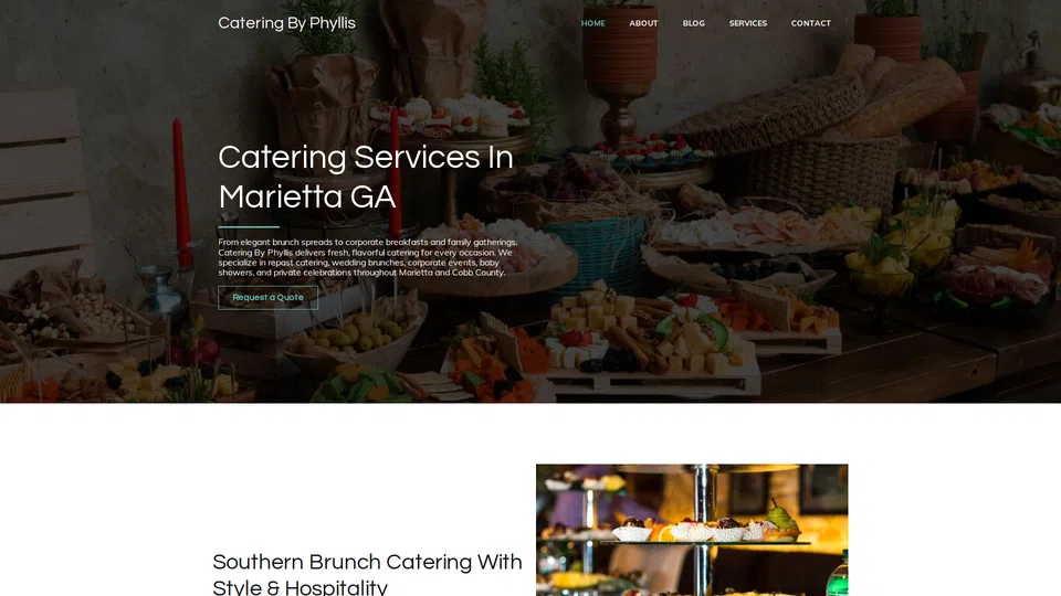 Homepage snapshot at launch