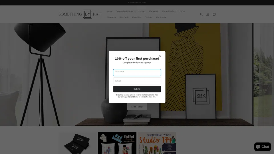 Homepage snapshot at launch