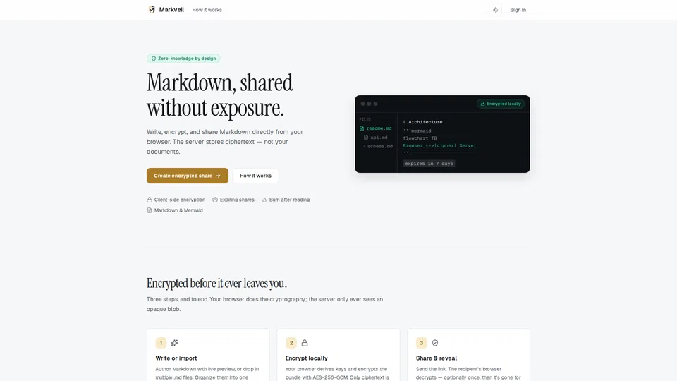 Homepage snapshot at launch
