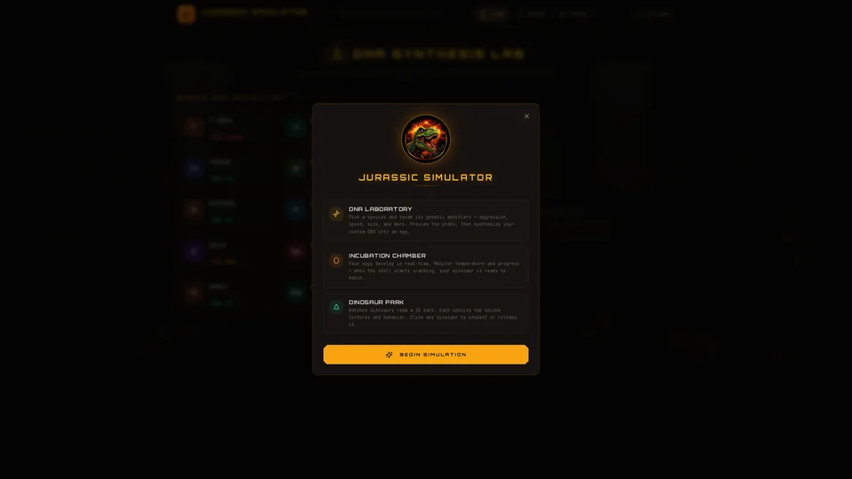 Homepage snapshot at launch