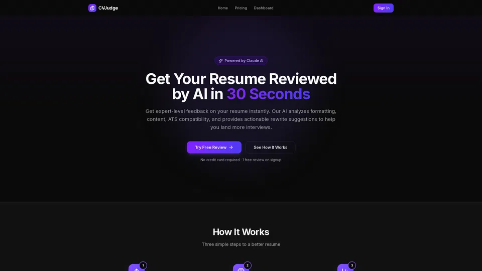 Homepage snapshot at launch
