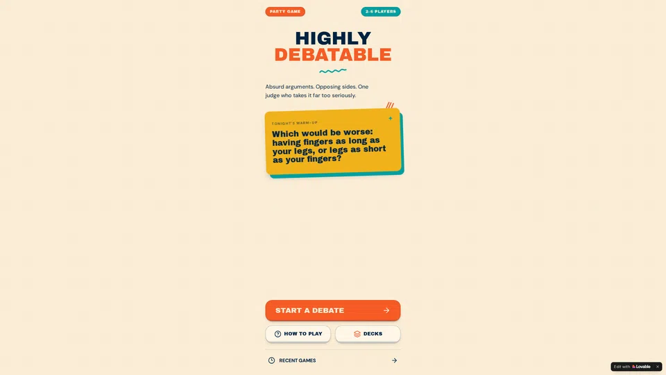 Homepage snapshot at launch