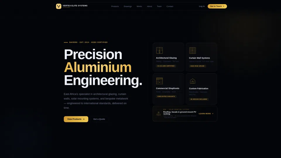 Homepage snapshot at launch