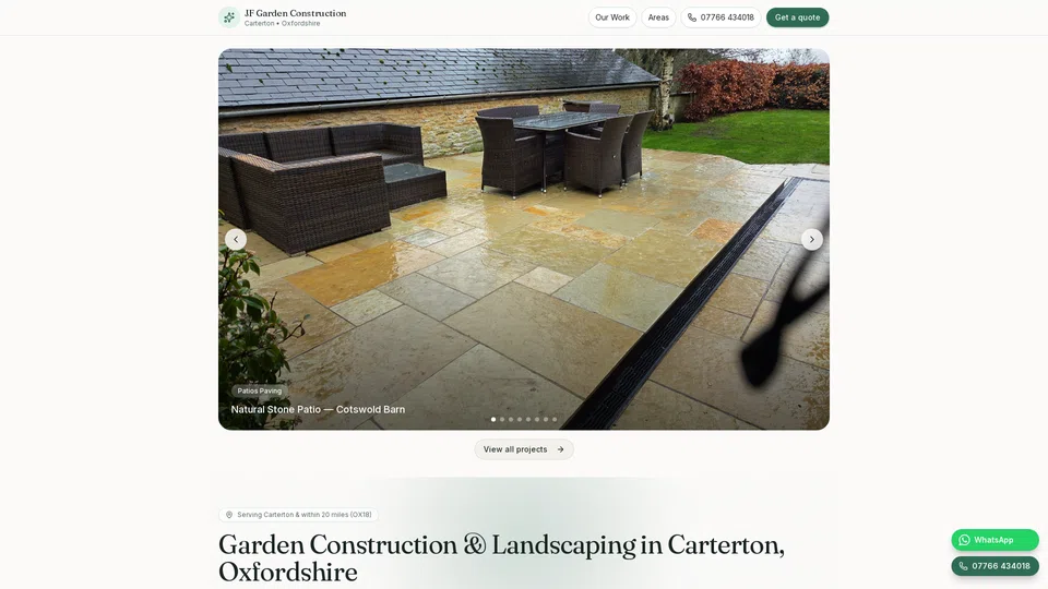 Homepage snapshot at launch
