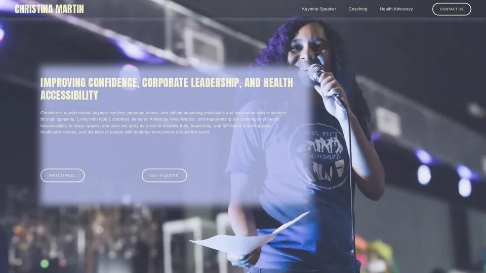 Homepage snapshot at launch