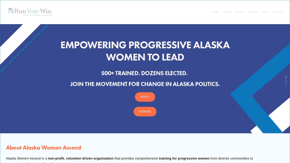 Homepage snapshot at launch