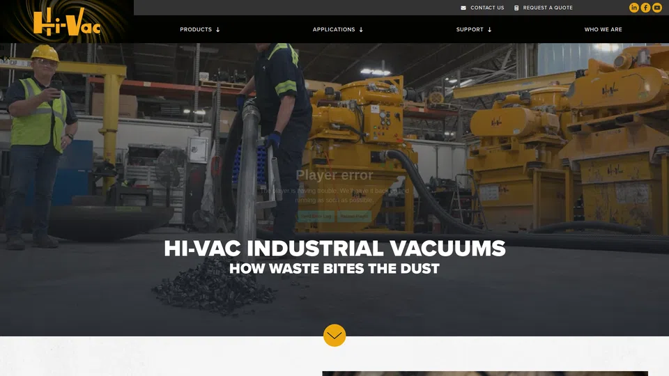 Homepage snapshot at launch