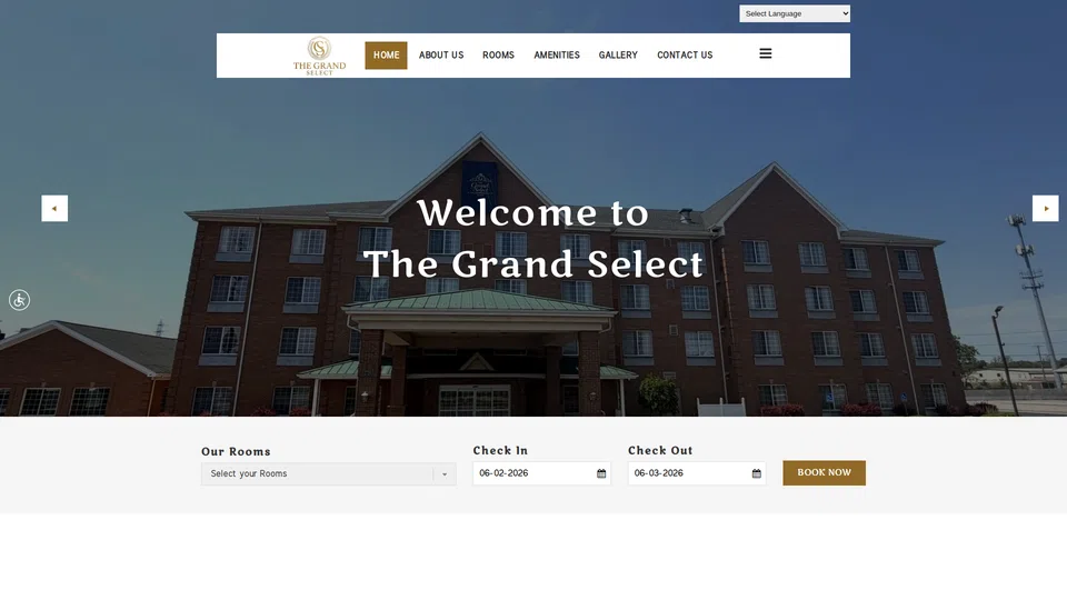 Homepage snapshot at launch