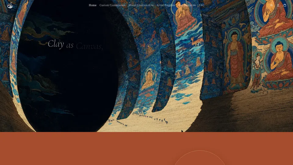 Homepage snapshot at launch