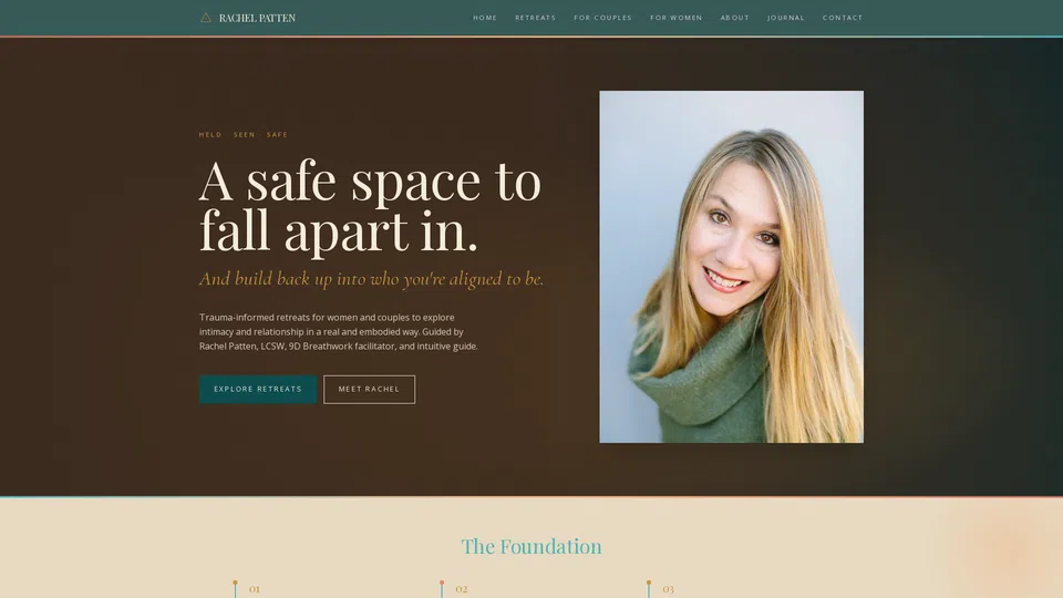 Homepage snapshot at launch
