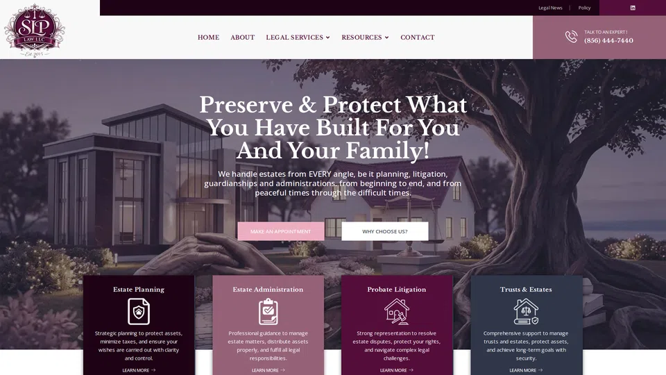 Homepage snapshot at launch