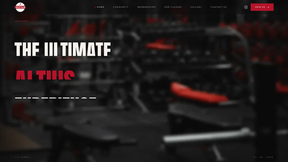 Homepage snapshot at launch