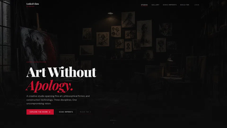 Homepage snapshot at launch