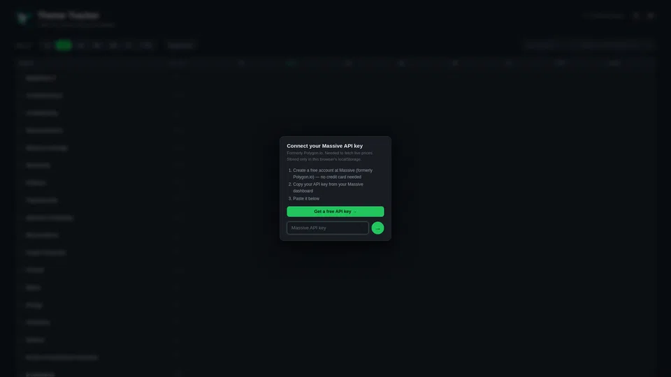 Homepage snapshot at launch