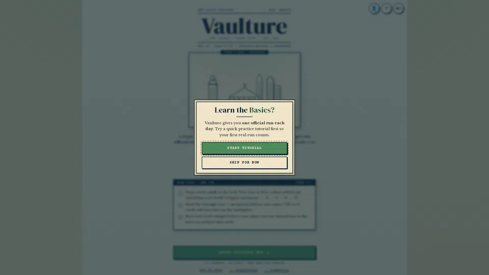 Homepage snapshot at launch