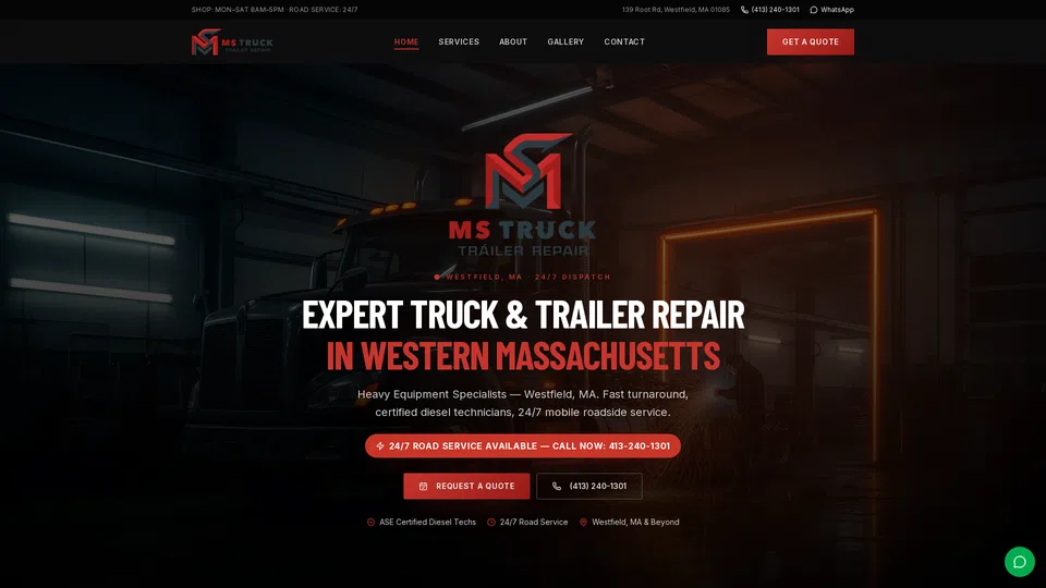 Homepage snapshot at launch