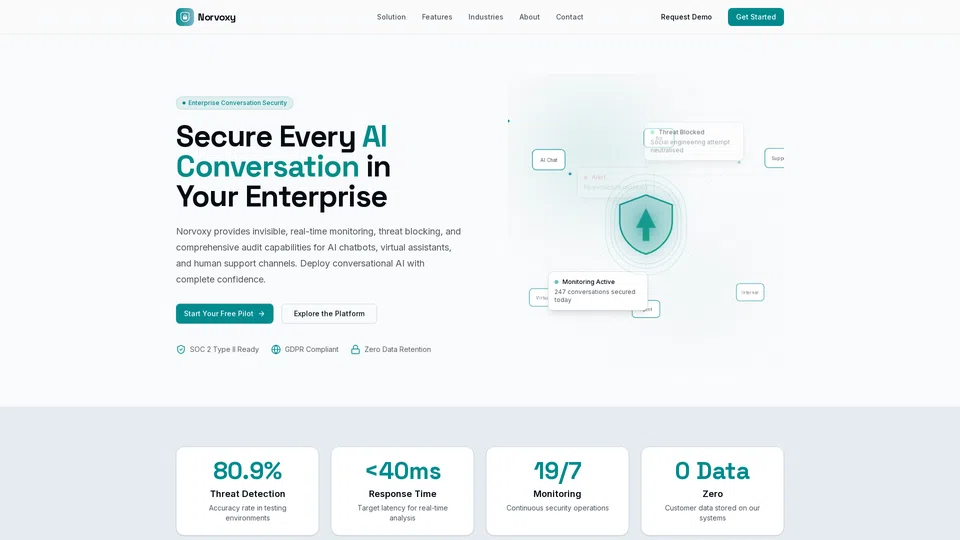 Homepage snapshot at launch