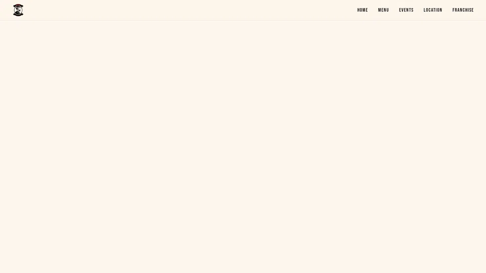 Homepage snapshot at launch